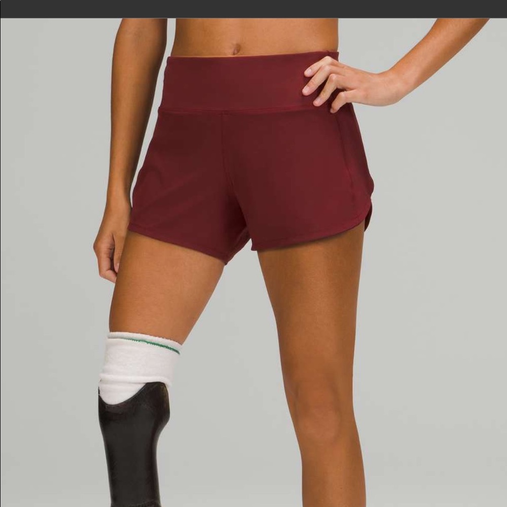 Lululemon speed up high rise shorts